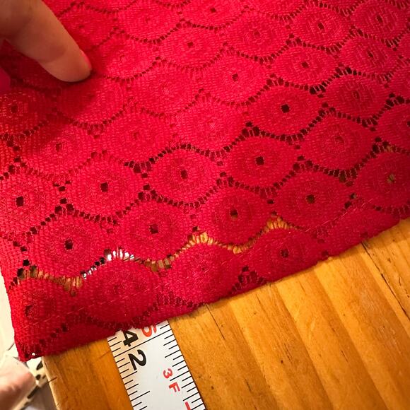 Black Label by Evan Picone Short Knee Length Lace Dress 8 Tradwife Twee Feminine - Picture 13 of 16